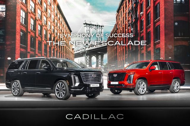 ▲캐딜락 에스컬레이드와 에스컬레이드 ESV(사진=한국 GM)