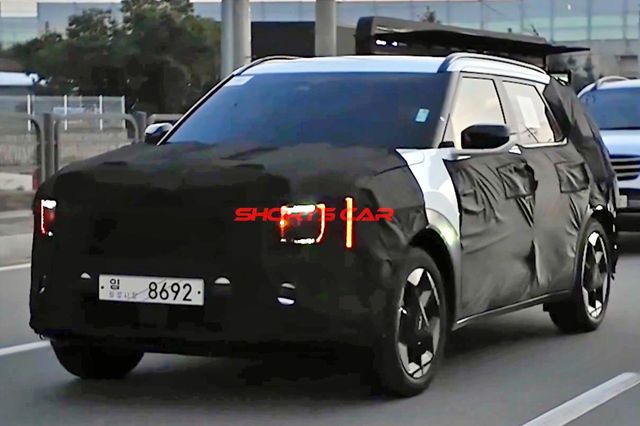 ▲신형 셀토스 테스트카 스파이샷(사진=유튜브 '숏카')