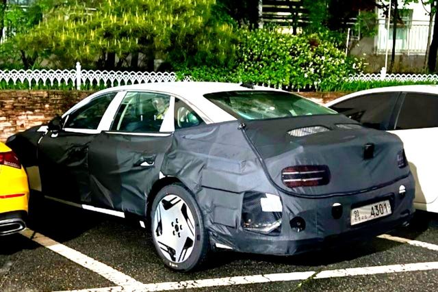 ▲제네시스 G80 스파이샷(사진=인터넷 커뮤니티)