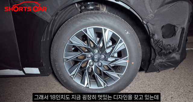 현대 신형 그랜저 스파이샷/사진=유튜브'숏카 SHORTS CAR'