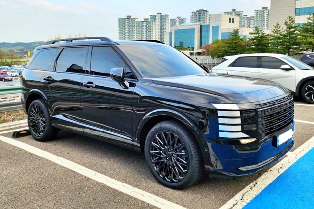 출고 후 작업을 통해 올블랙으로 바꿔낸 현대 팰리세이드/사진=에펨코리아