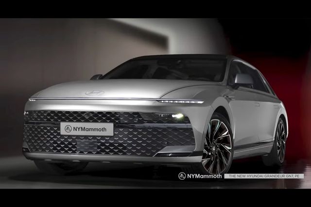 7세대 그랜저 부분변경 예상도 /사진=유튜브 채널'뉴욕맘모스'
