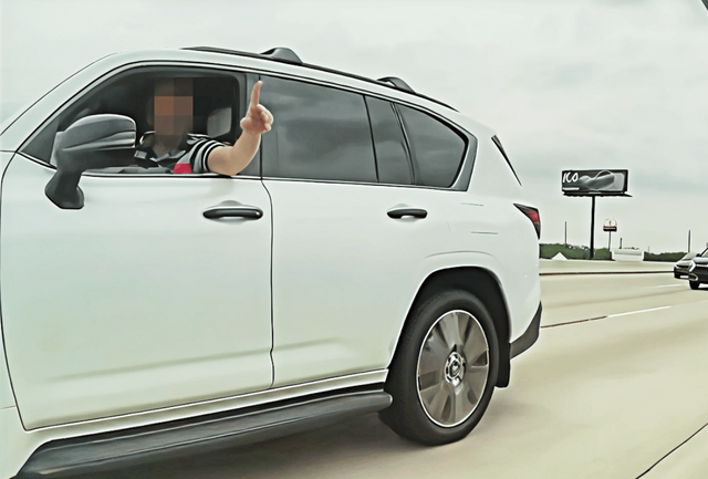 ▲위협하는 운전자 (사진=DonaldTNews)