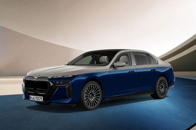 ▲750e xDrive M 스포츠 프로 인디비주얼 투톤 모리셔스 블루 에디션(사진=BMW 코리아)