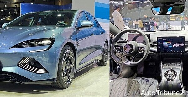 ▲2025 서울모빌리티쇼에 등장한 BYD 씰 (사진=오토트리뷴)