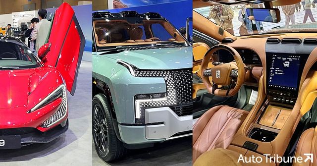 ▲BYD가 2025 서울모빌리티쇼에 출품한 자동차들 (사진=오토트리뷴)