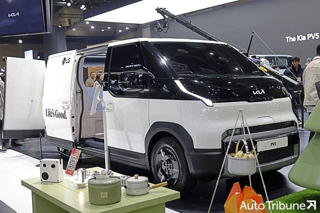 ▲기아가 LG전자와 PV5로 함께 만든 캠핑카 (사진=오토트리뷴)