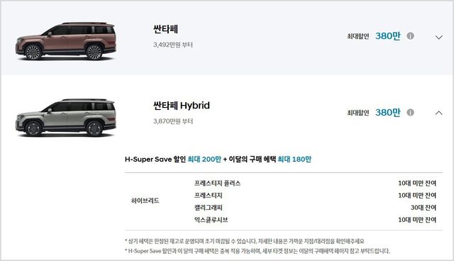 현대자동차 싼타페 /사진=오토트리뷴 DB