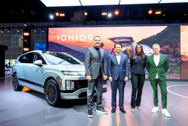 참고사진, LA 오토쇼에서 공개한 아이오닉 9 /사진=현대차