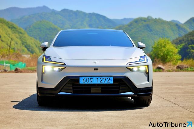 폴스타 4 전면 /사진=김동민 기자