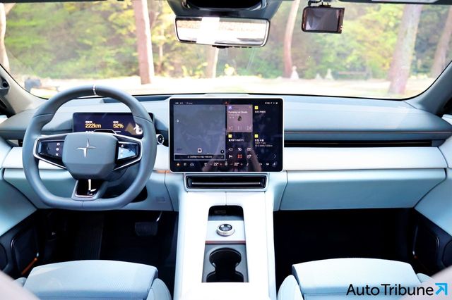 폴스타 4 실내 /사진=김동민 기자