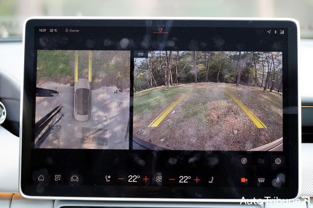 폴스타 4 360도 3D 뷰는 역대급 화질을 선보였다. /사진=김동민 기자