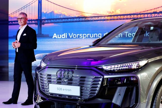 참고사진, 신년 미디어 라운드 테이블을 개최 당시 올해 계획을 발표하는 모습/사진=아우디