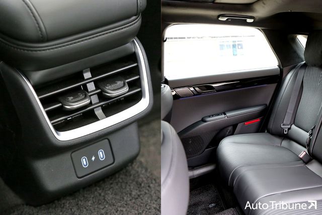 뒷좌석 에어컨 송풍구 및 도어 핸들 디자인도 변경된다. /사진=양봉수 기자