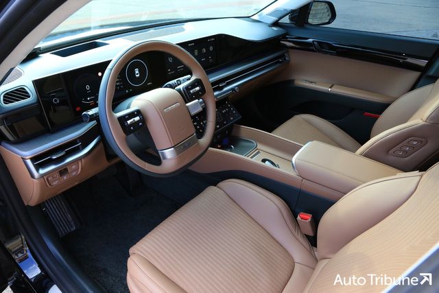 현행 그랜저의 실내 디자인 /사진=양봉수 기자