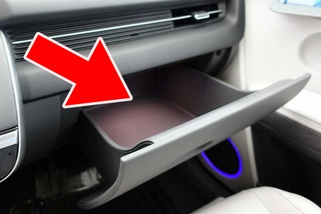 참고사진, 현대 아이오닉 5 글로브 박스 /사진=VIEW