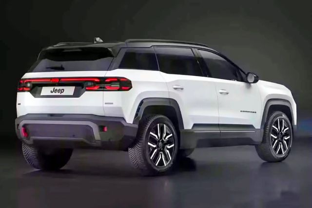 지프 신형 컴패스 유출 사진 /사진=Carscoops