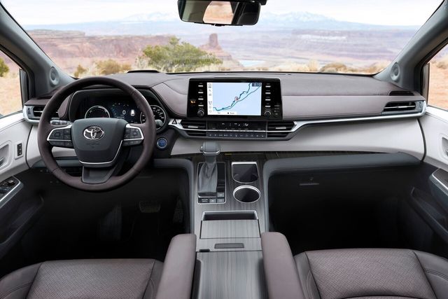 ​▲토요타 시에나 실내(사진=토요타)​