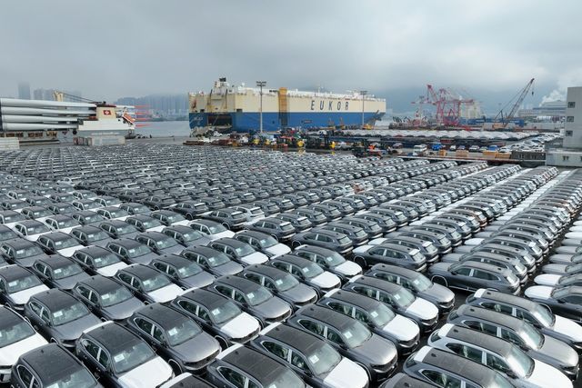 수출 선적 중인 그랑 콜레오스/사진=르노코리아