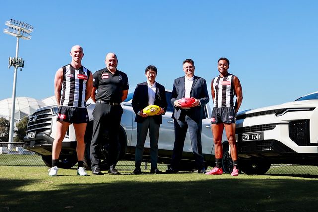 ▲AFL 콜링우드 구단 스포서쉽(사진=KGM)