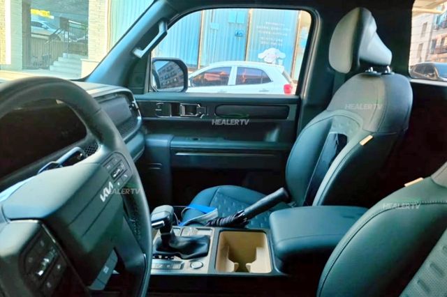 기아 타스만 싱글캡 스파이샷 /사진=유튜브 '힐러 Healer TV'