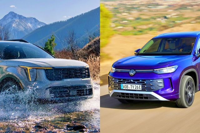 기아 쏘렌토, 폭스바겐 테이론 /사진=각 브랜드