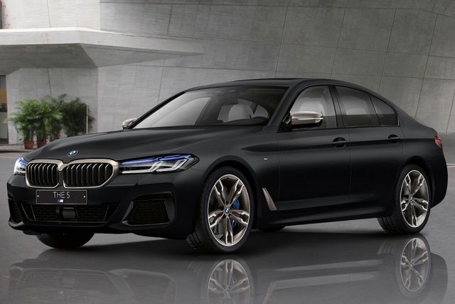 ▲BMW M550i&nbsp;xDrive&nbsp;프로즌&nbsp;블랙(사진=BMW 코리아)