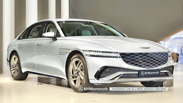 제네시스 차세대 G80 상상도 /사진=유튜브 '뉴욕맘모스'