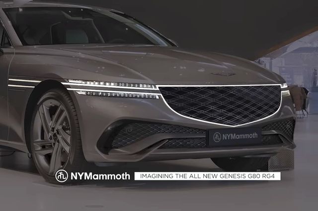 제네시스 차세대 G80 상상도 /사진=유튜브 '뉴욕맘모스'