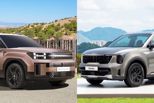 현대 싼타페, 기아 쏘렌토 /사진=각 브랜드