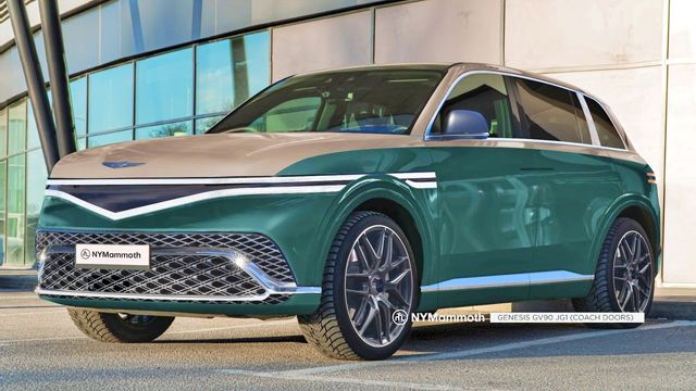 제네시스 GV90 예상도 /사진=유튜브 '뉴욕맘모스'