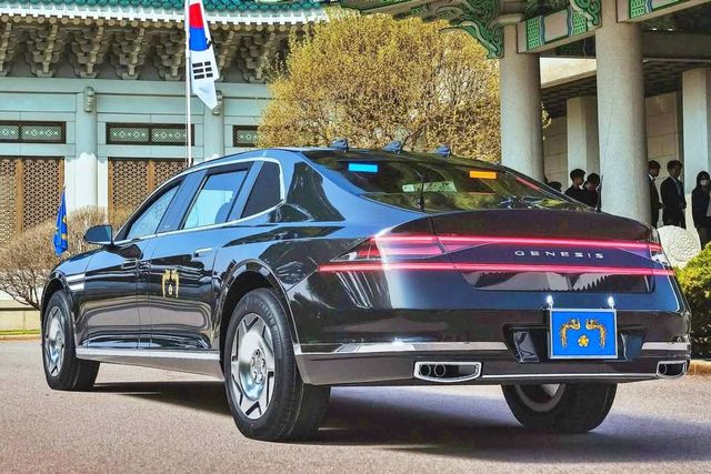 제네시스 G90 기반 대통령 의전차 렌더링 /사진=인스타그램 'wrd.wrld'