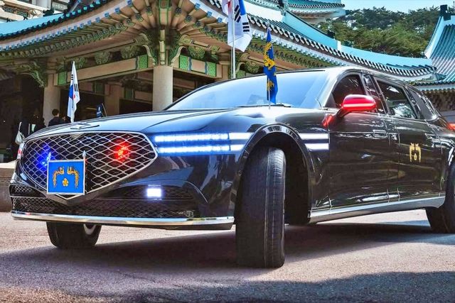 제네시스 G90 기반 대통령 의전차 렌더링 /사진=인스타그램 'wrd.wrld'