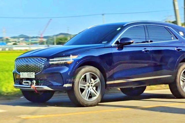 제네시스 X 그란 이퀘이터 콘셉트 기반 테스트뮬 스파이샷 /사진=유튜브 '힐러 Healer TV'