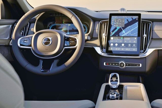 XC90 실내/사진=볼보