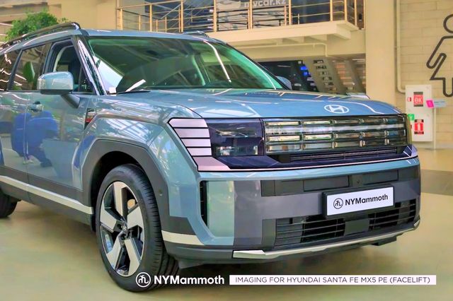 현대 싼타페 부분 변경 모델 상상도 /사진=유튜브 '뉴욕맘모스'