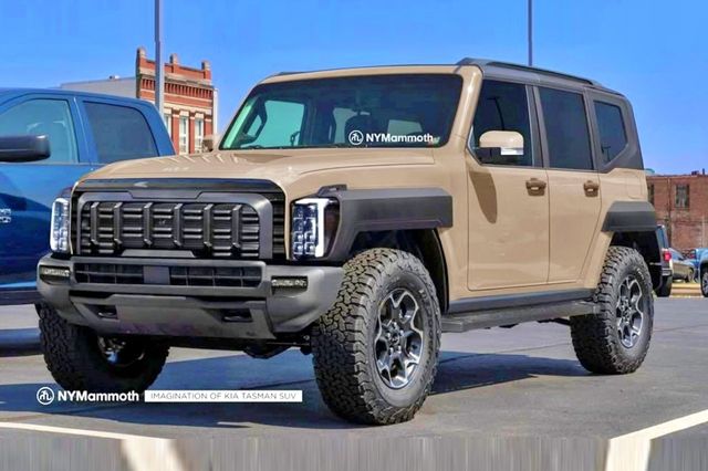 기아 타스만 기반 SUV 예상도 /사진=유튜브 '뉴욕맘모스'