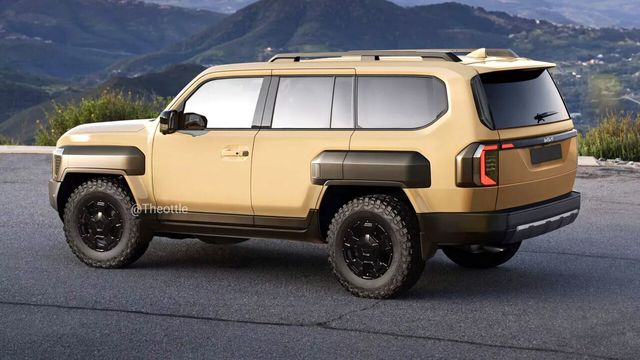 기아 타스만 기반 SUV 예상도 /사진=인스타그램 'theottle'