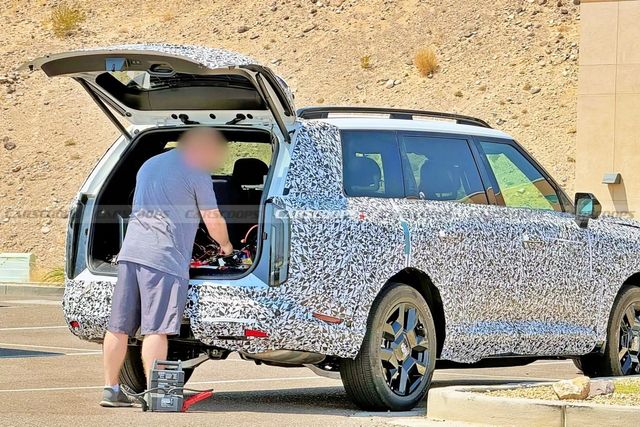 기아 신형 텔루라이드 스파이샷 /사진=Carscoops