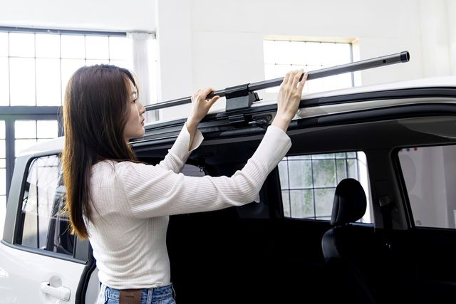 루프랙을 장착 중인 더 뉴 레이/사진=HMG 저널