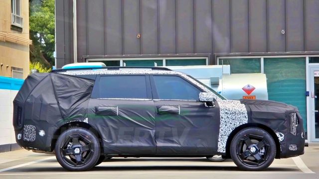 국내에서 테스트 중인 기아 신형 텔루라이드 X-Pro 스파이샷 /사진=유튜브 '힐러 Healer TV'