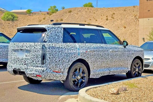 기아 신형 텔루라이드 스파이샷 /사진=Carscoops