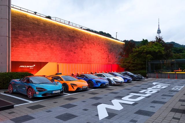 맥라렌 리론칭 행사장/사진=맥라렌 서울