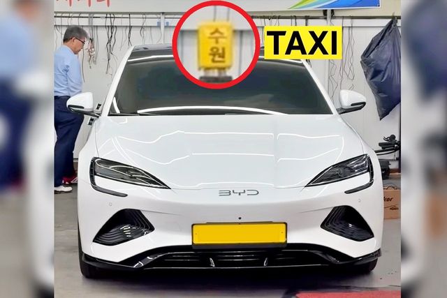 택시로 출고된 BYD 씰 /사진=유튜브 'BYD한팀장'&nbsp;