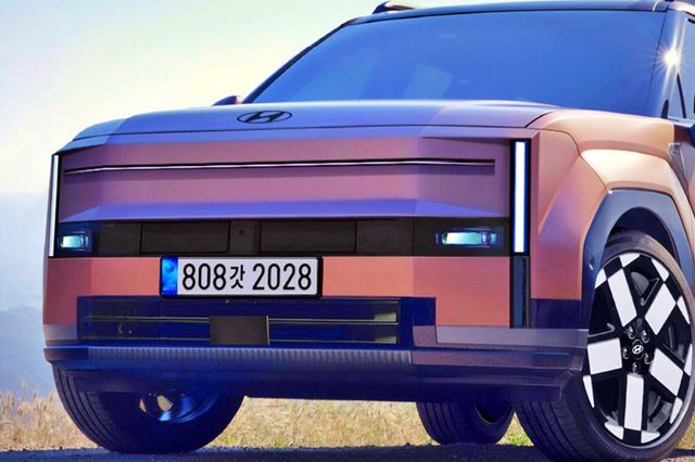 현대 싼타페 부분 변경 모델 예상도 /사진=KoreanCarBlog
