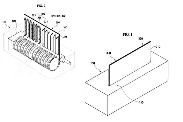 현대차 롤러블 OLED 디스플레이 특허 내용 /사진=USPTO