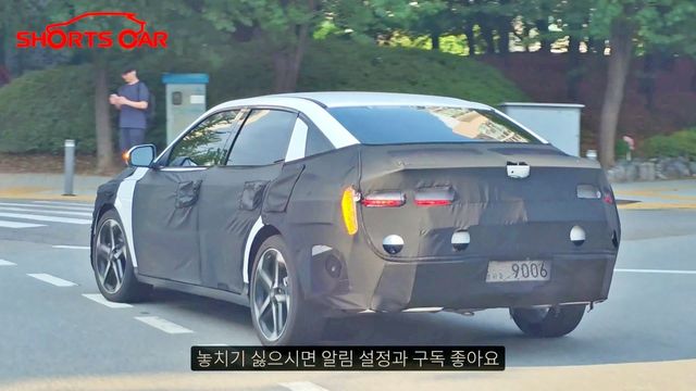 신형 아반떼 스파이샷 /사진=유튜브 '숏카 SHORTS CAR'