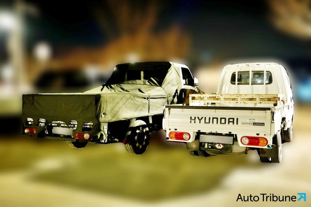 현대 신형 포터와 현행 포터 비교 스파이샷 /사진=독자 제보