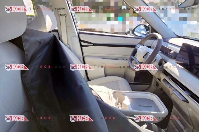 기아 EV5 부분 변경 모델 테스트카 스파이샷 /사진=KoreanCarBlog