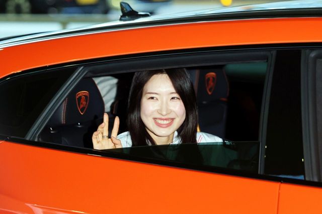 람보르기니 우루스 SE에 탄 김길리 /사진=연합뉴스